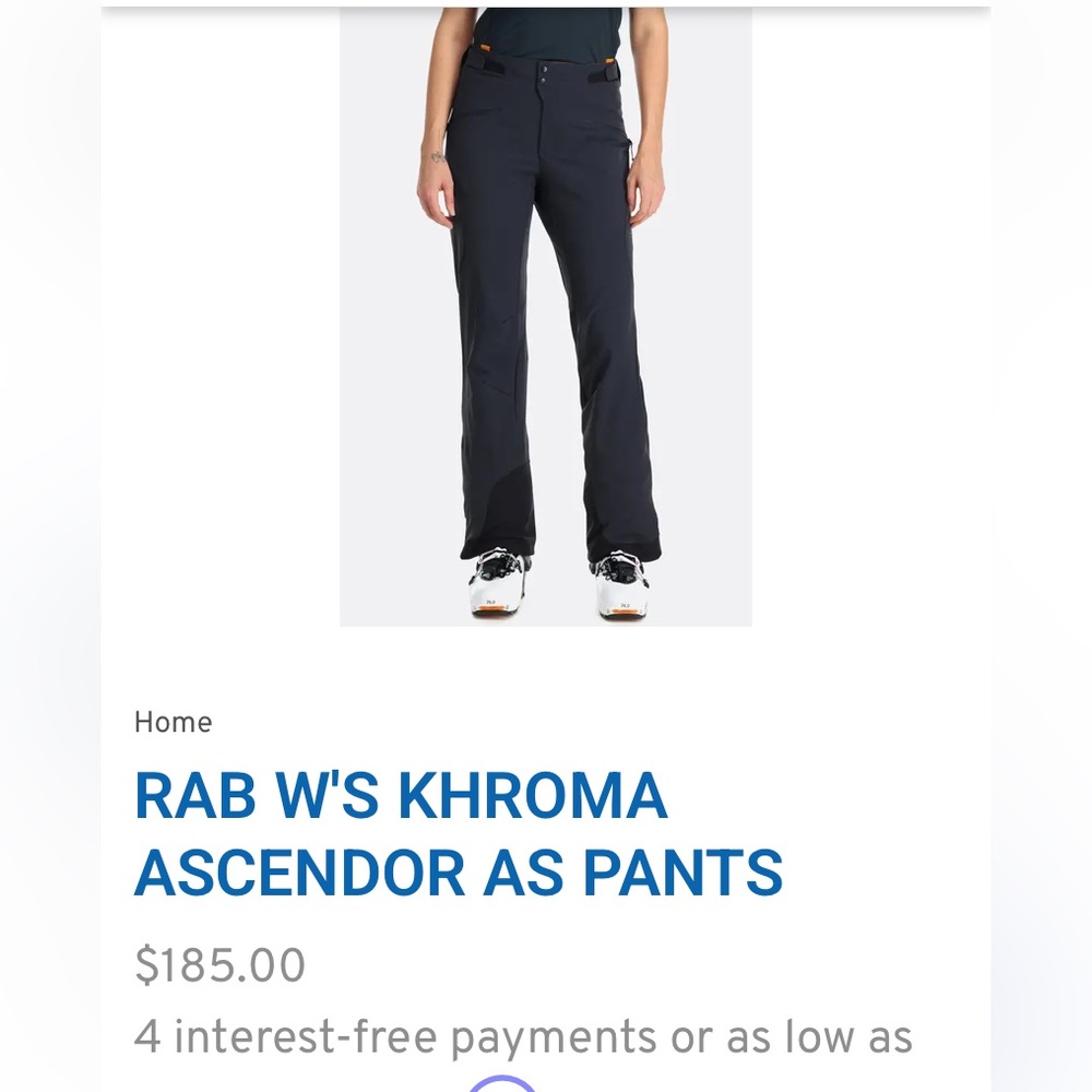 hiker/skier pants